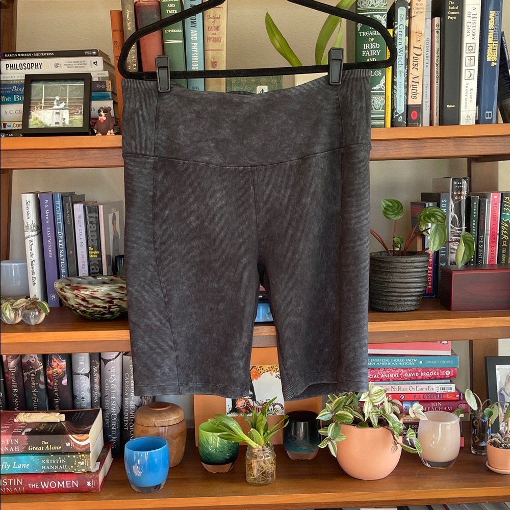 Zella Charcoal Gray Bike Shorts